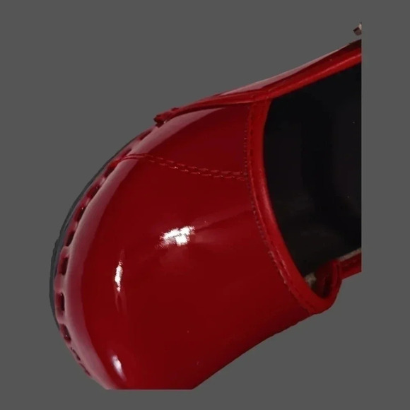 BJork Marcella Mary Jane red patent leather clogs - Picture 10 of 11